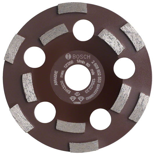 Copa diamantada doble segmentado Ø125 x 22,23 x 4,5 mm / Expert for Abrasive