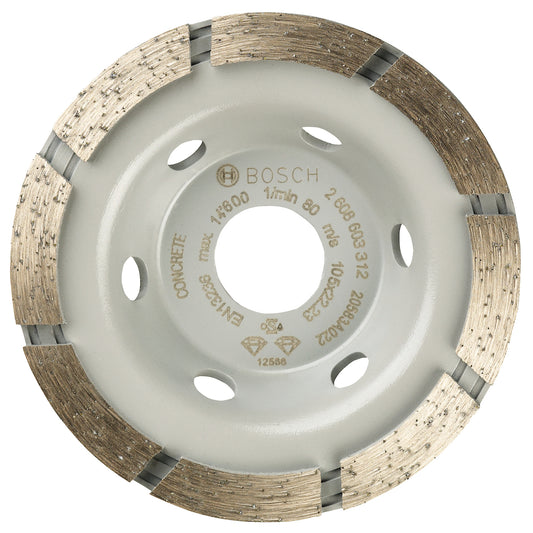 Copa Diamantada Bosch Standard for Concrete105x22,23x3mm