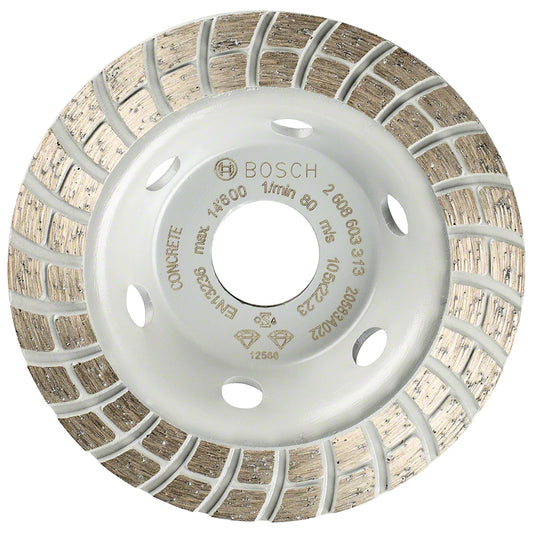 Copa Diamantada Bosch Standard for Concrete 105x22,23x3mm