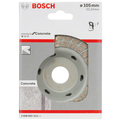 Copa Diamantada Bosch Standard for Concrete 105x22,23x3mm