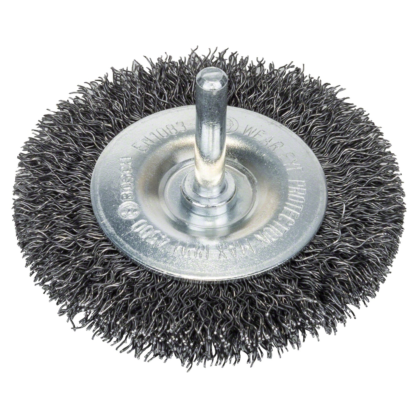 Cepillo de Acero Bosch circular para taladro alambre ondulado 75mm