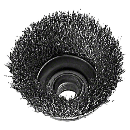 Cepillo de Acero Bosch copa para taladro alambre ondulado resvestido de latón 50mm
