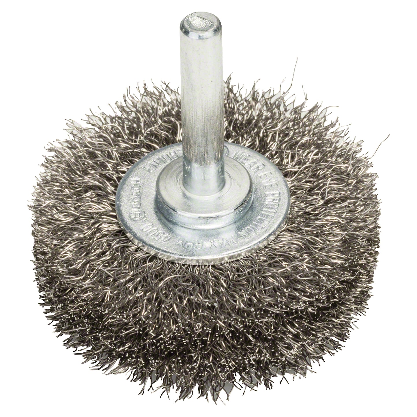Cepillo de Acero Bosch circular para taladro alambre ondulado inoxidable 50mm