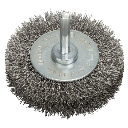 Cepillo de Acero Bosch circular para taladro alambre ondulado inoxidable 70mm