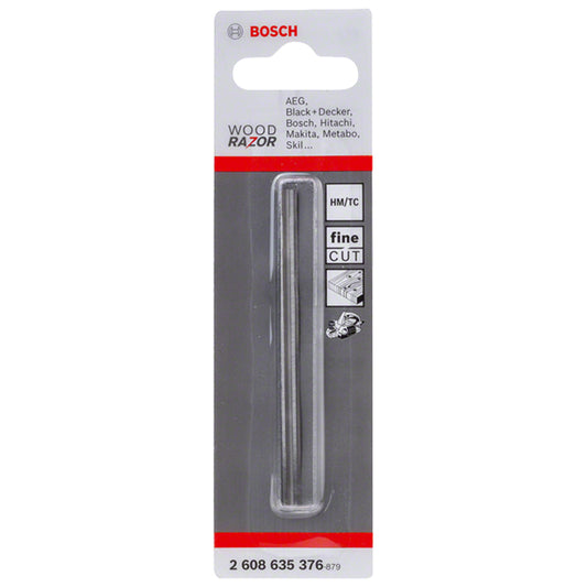 Cuchilla para cepilladora de carburo de tungsteno Bosch 82 mm x 5.5 mm