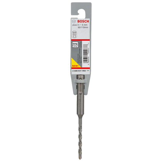 Broca para hormigón Bosch SDS plus-3 Ø5 x 50 x 110 mm 1 unidad