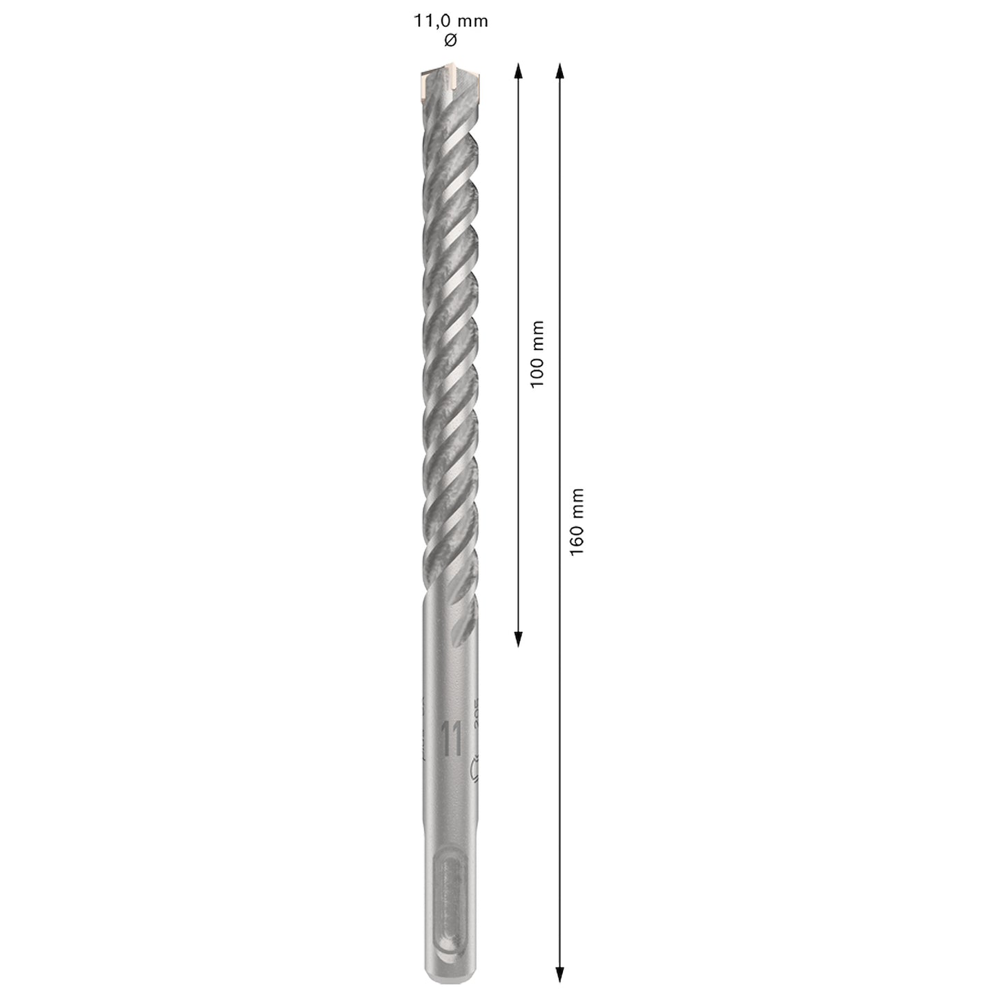 Broca para concreto Bosch SDS plus-5X Ø11x100x160mm