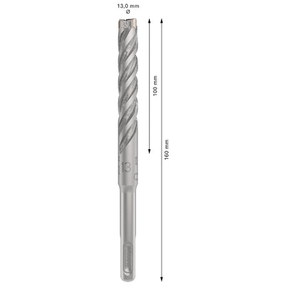 Broca para concreto Bosch SDS plus-5X Ø13x100x160mm