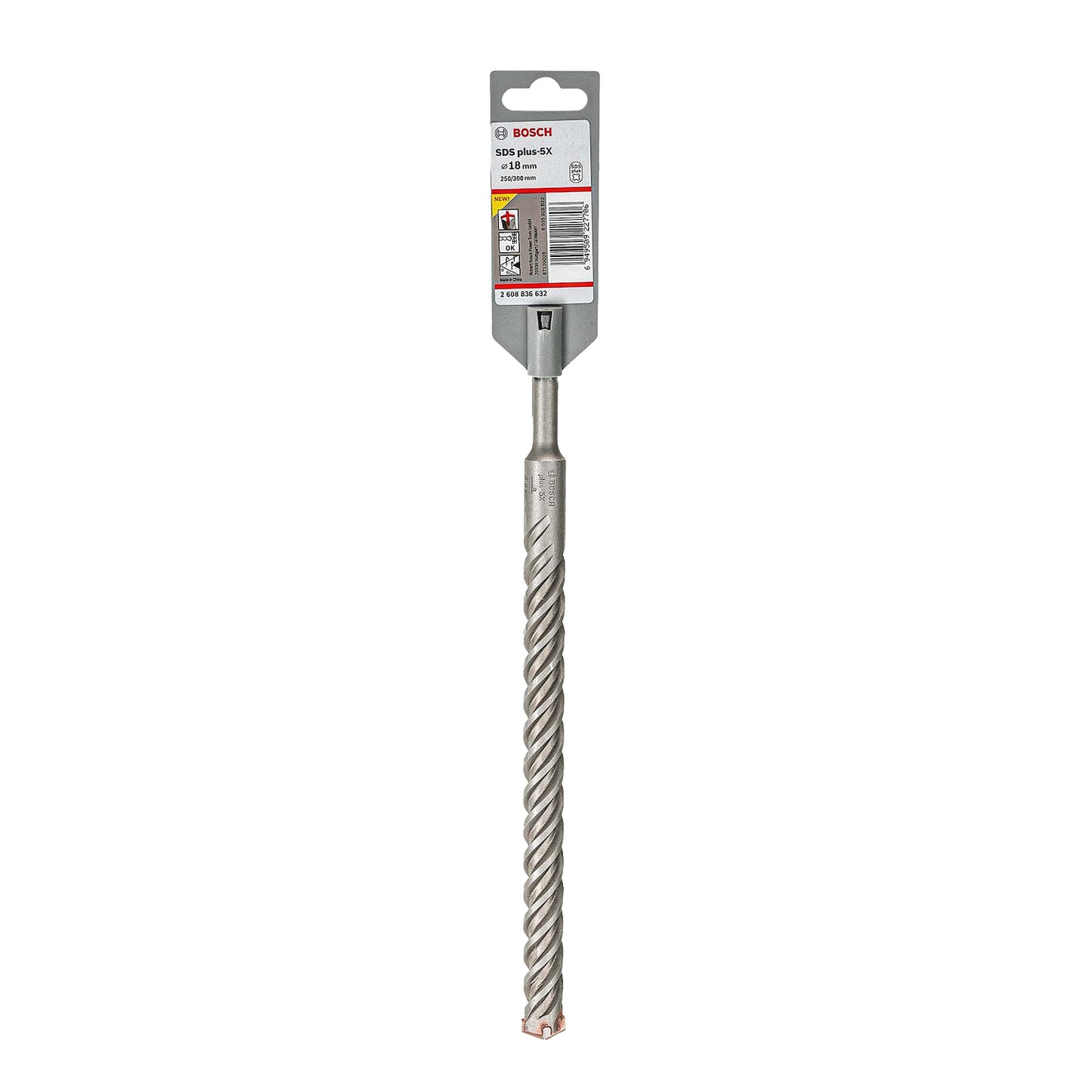 Broca para concreto Bosch SDS plus-5X Ø18x250x300mm