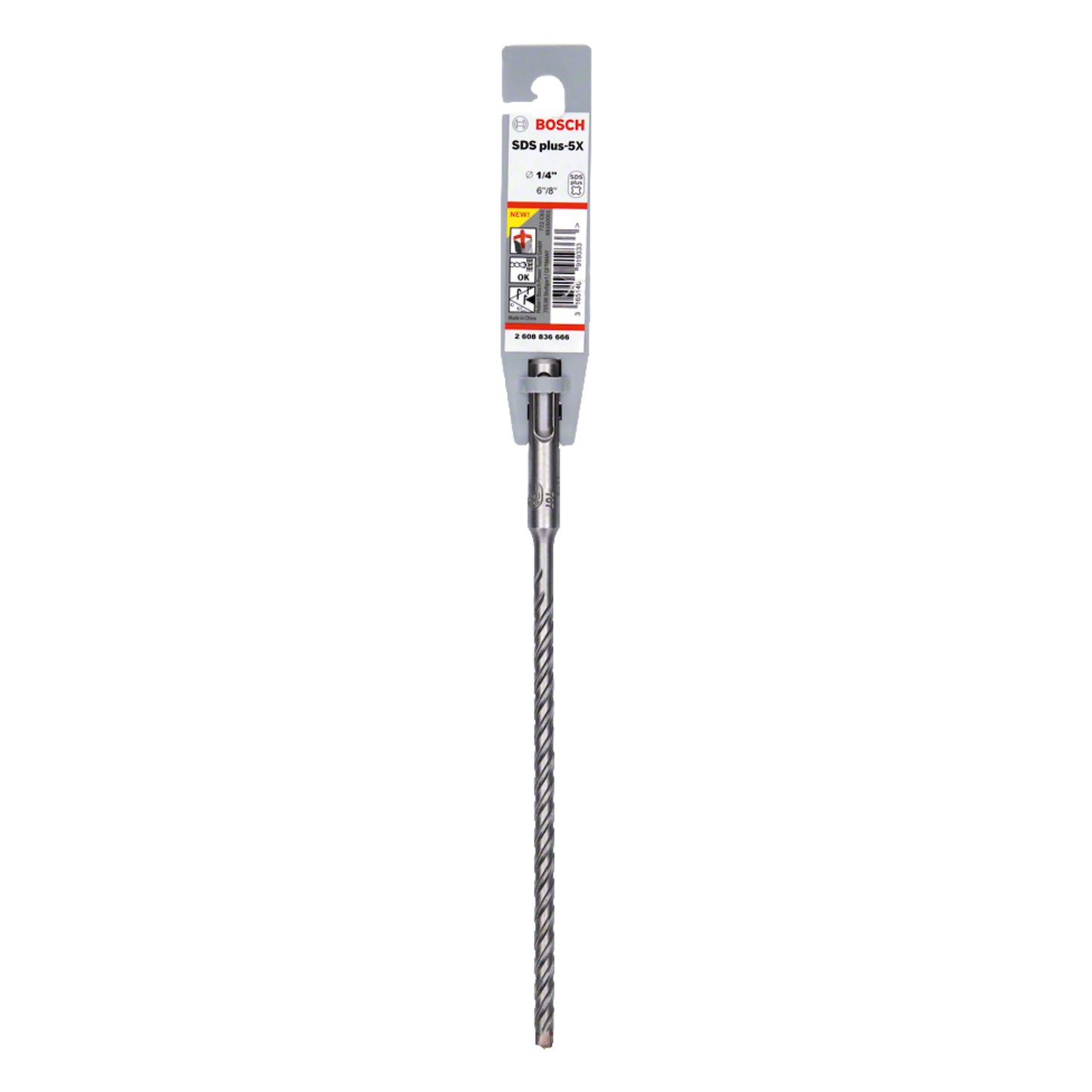 Broca para hormigón Bosch SDS plus-5X Ø 1/4 X6X8