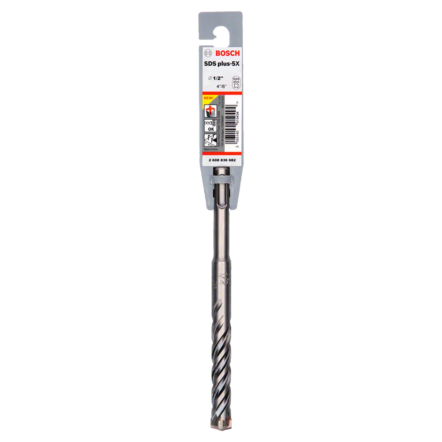 Broca para hormigón Bosch SDS plus-5X Ø 1/2 X4X6