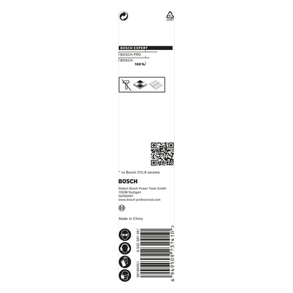 Broca p/porcelanato Bosch EXPERT HEX-9 Hard Ceramics 5x90mm
