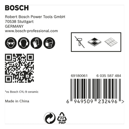 Broca p/porcelanato Bosch EXPERT HEX-9 Hard Ceramics 4/5/6/8/11