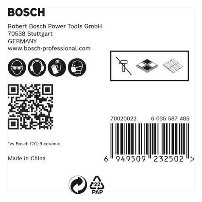 Broca p/porcelanato Bosch EXPERT HEX-9 Hard Ceramics 5x90mm