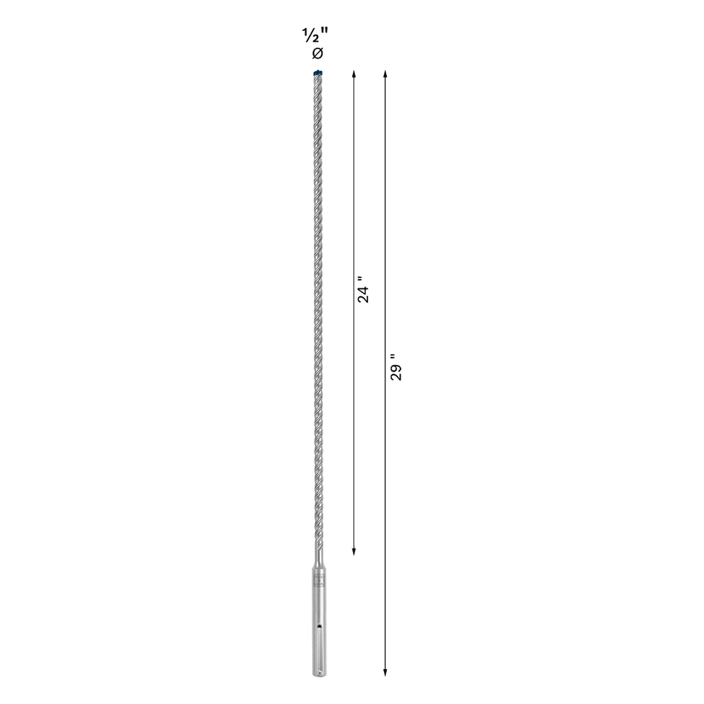 Broca para concreto Bosch EXPERT SDS Max-8x Ø1/2x24x29
