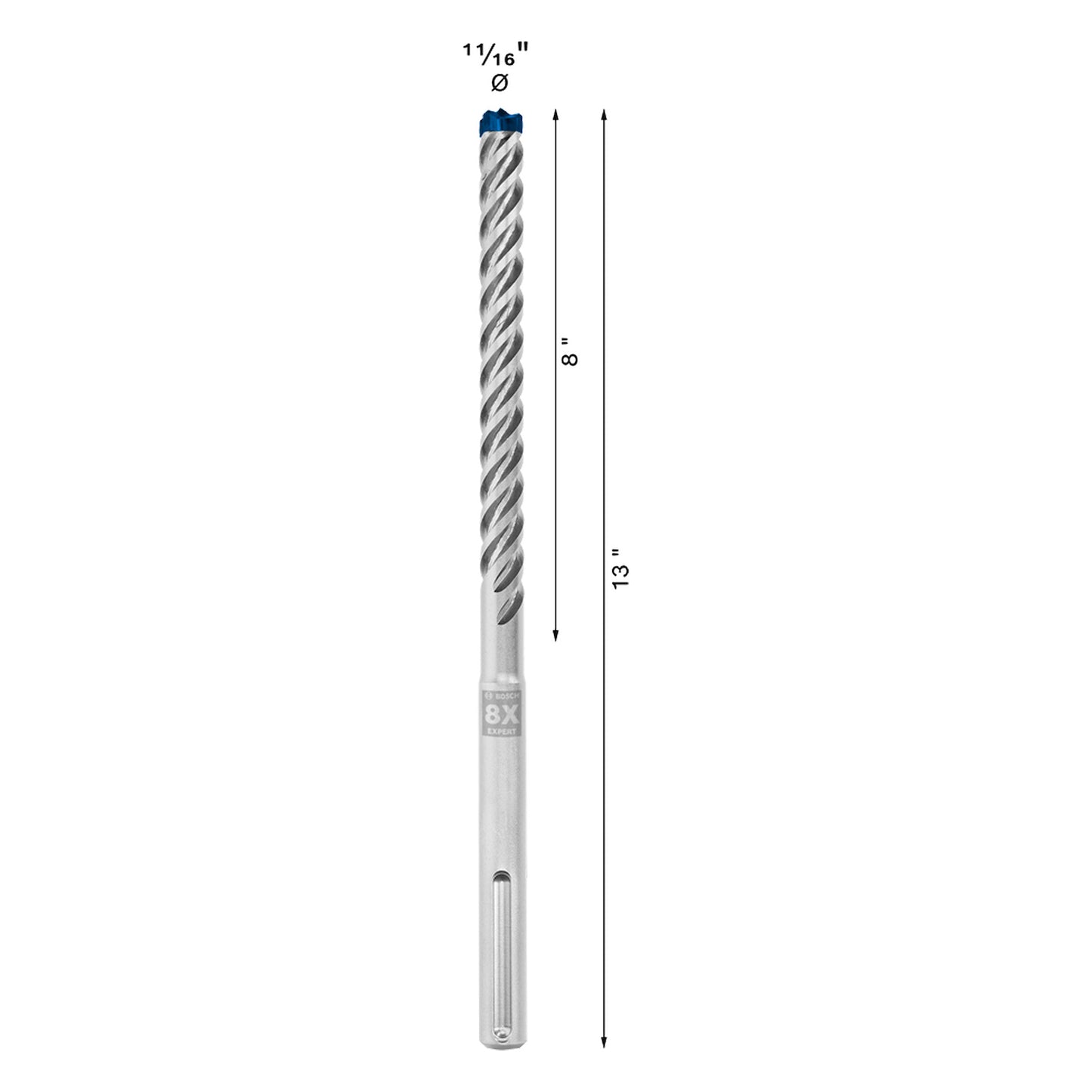 Broca para concreto Bosch EXPERT SDS Max-8x Ø11/16x8x13