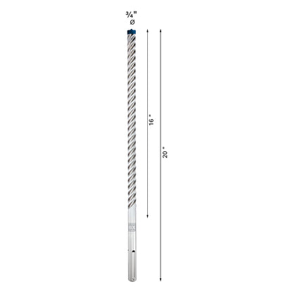 Broca para concreto Bosch EXPERT SDS Max-8x Ø3/4x16x20