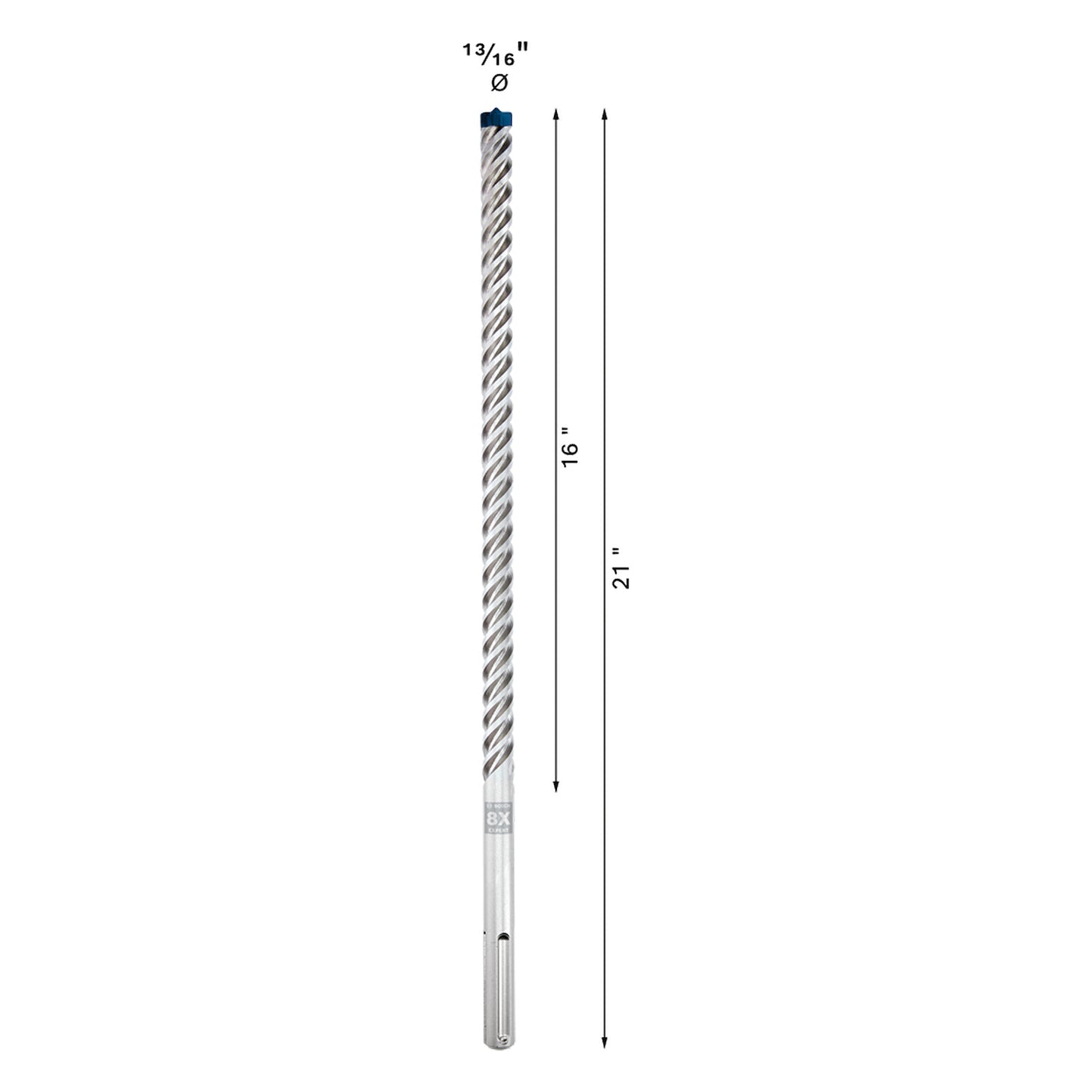 Broca para concreto Bosch EXPERT SDS Max-8x Ø13/16x16x21
