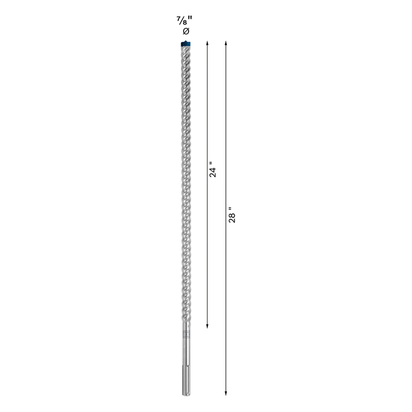 Broca para concreto Bosch EXPERT SDS Max-8x Ø7/8x24x28