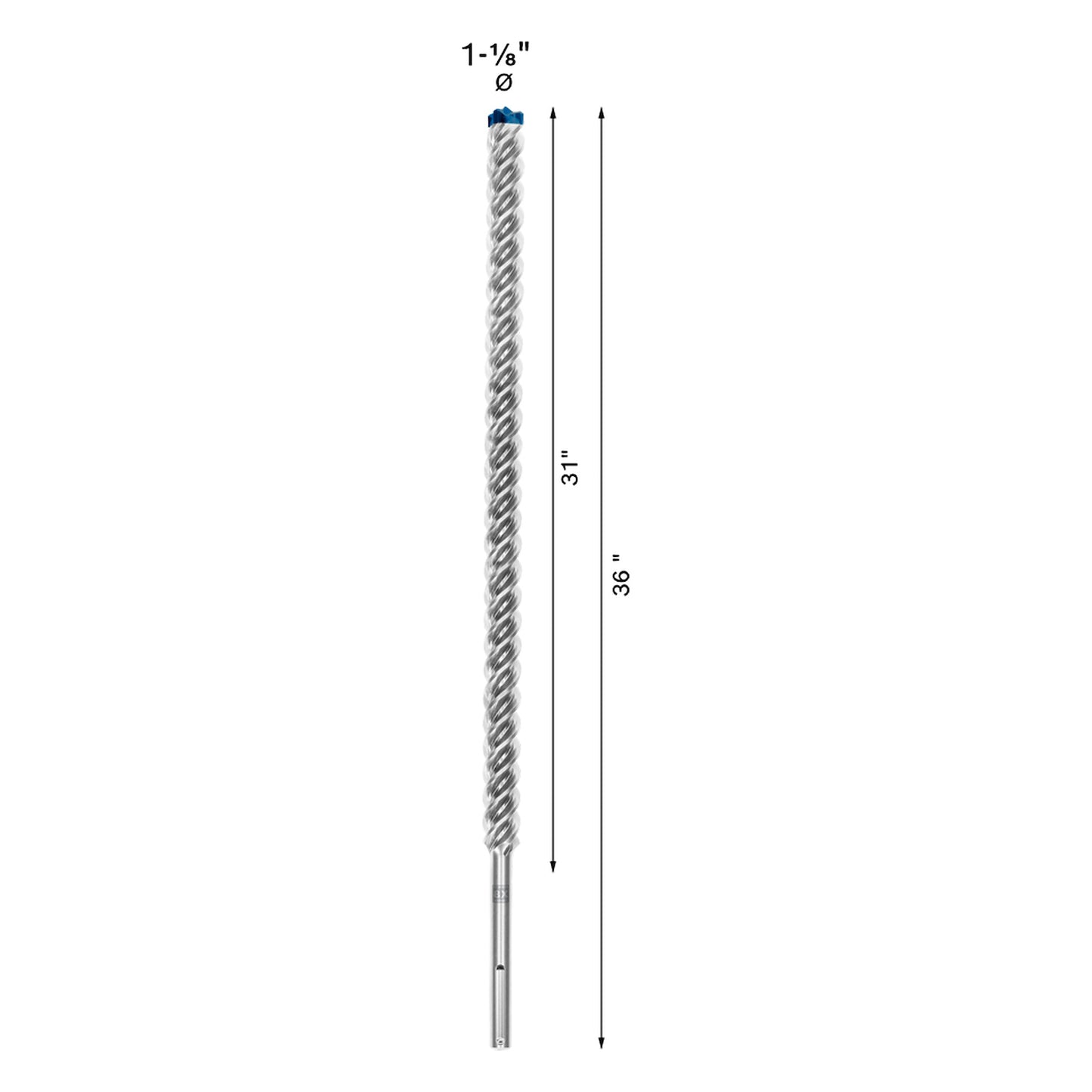 Broca para concreto Bosch EXPERT SDS Max-8x Ø1-1/8x31x36