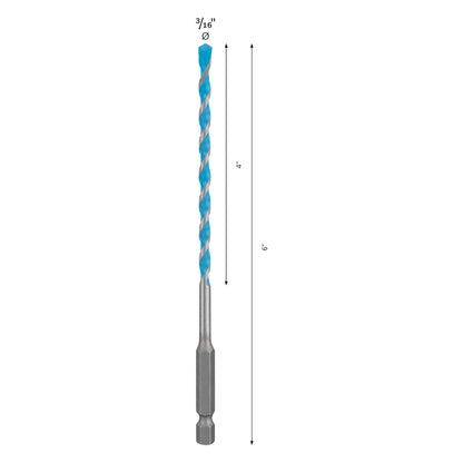 Broca Bosch EXPERT HEX-9 Multiconstruction Ø3/16X4X6