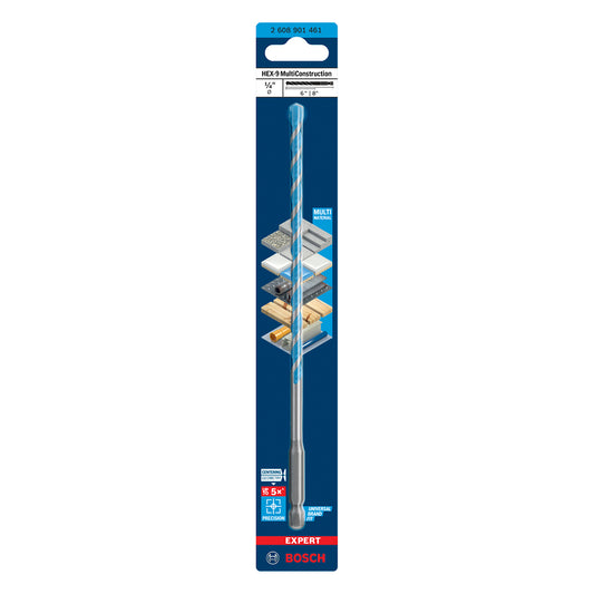 Broca Bosch EXPERT HEX-9 Multiconstruction Ø1/4X6X8