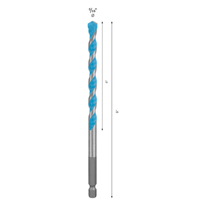 Broca Bosch EXPERT HEX-9 Multiconstruction Ø5/16X4X6