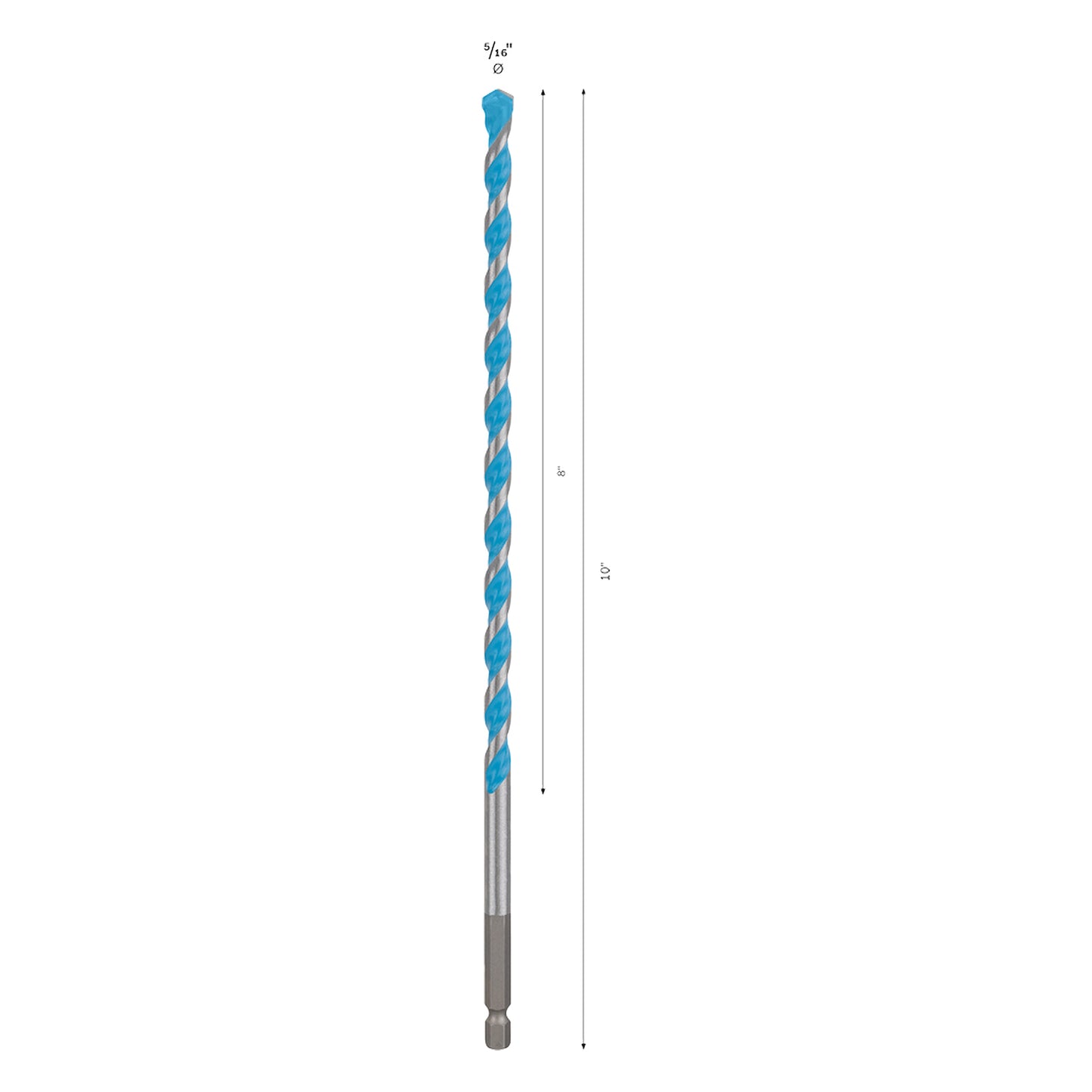 Broca Bosch EXPERT HEX-9 Multiconstruction Ø5/16X8X10