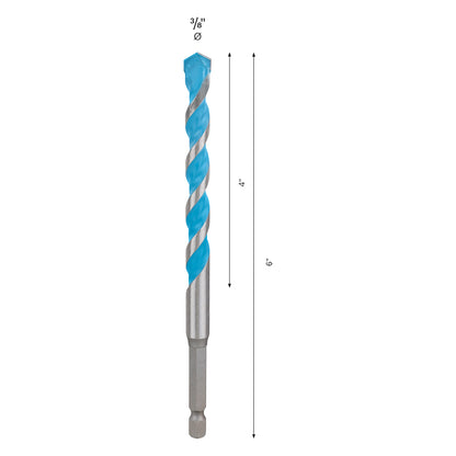 Broca Bosch EXPERT HEX-9 Multiconstruction Ø3/8X4X6