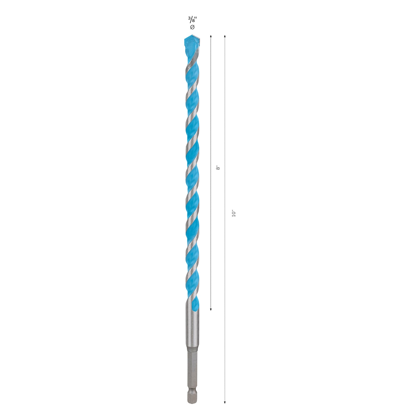 Broca Bosch EXPERT HEX-9 Multiconstruction Ø3/8X8X10
