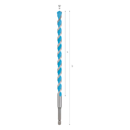 Broca Bosch EXPERT HEX-9 Multiconstruction Ø3/8X8X10