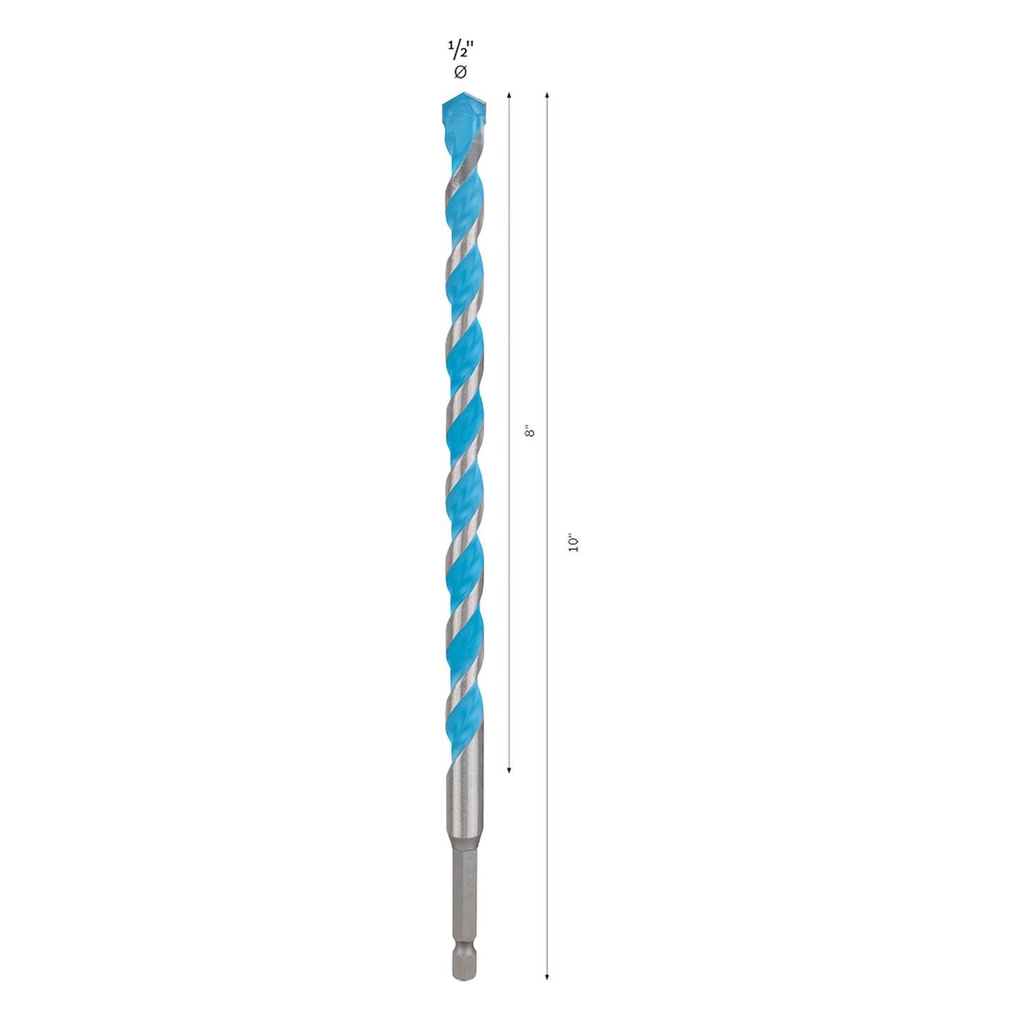 Broca Bosch EXPERT HEX-9 Multiconstruction Ø1/2X8X10