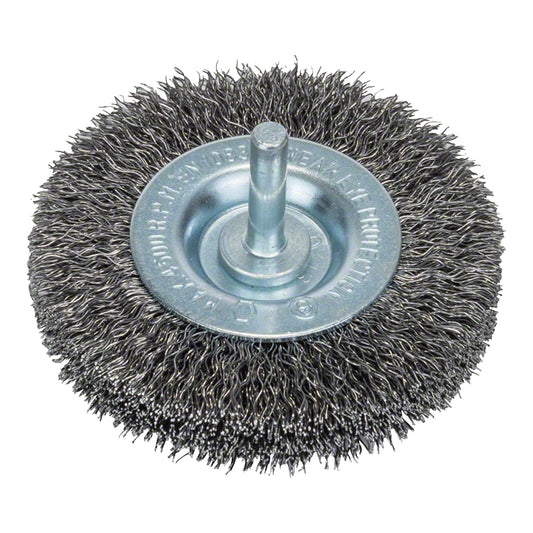 Cepillo de Acero Circular para Taladro 75mm Alambre Ondulado
