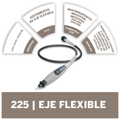 26150225AJ-000 Eje flexible para mototool