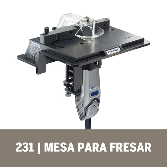 Dremel Acople De Mototool - Mesa Fresadora/Router (Modelo 231)
