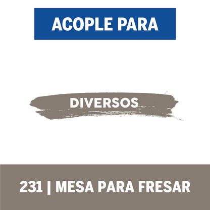 Dremel Acople De Mototool - Mesa Fresadora/Router (Modelo 231)
