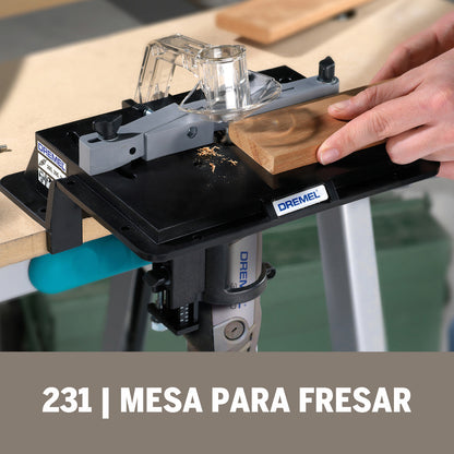 Dremel Acople De Mototool - Mesa Fresadora/Router (Modelo 231)