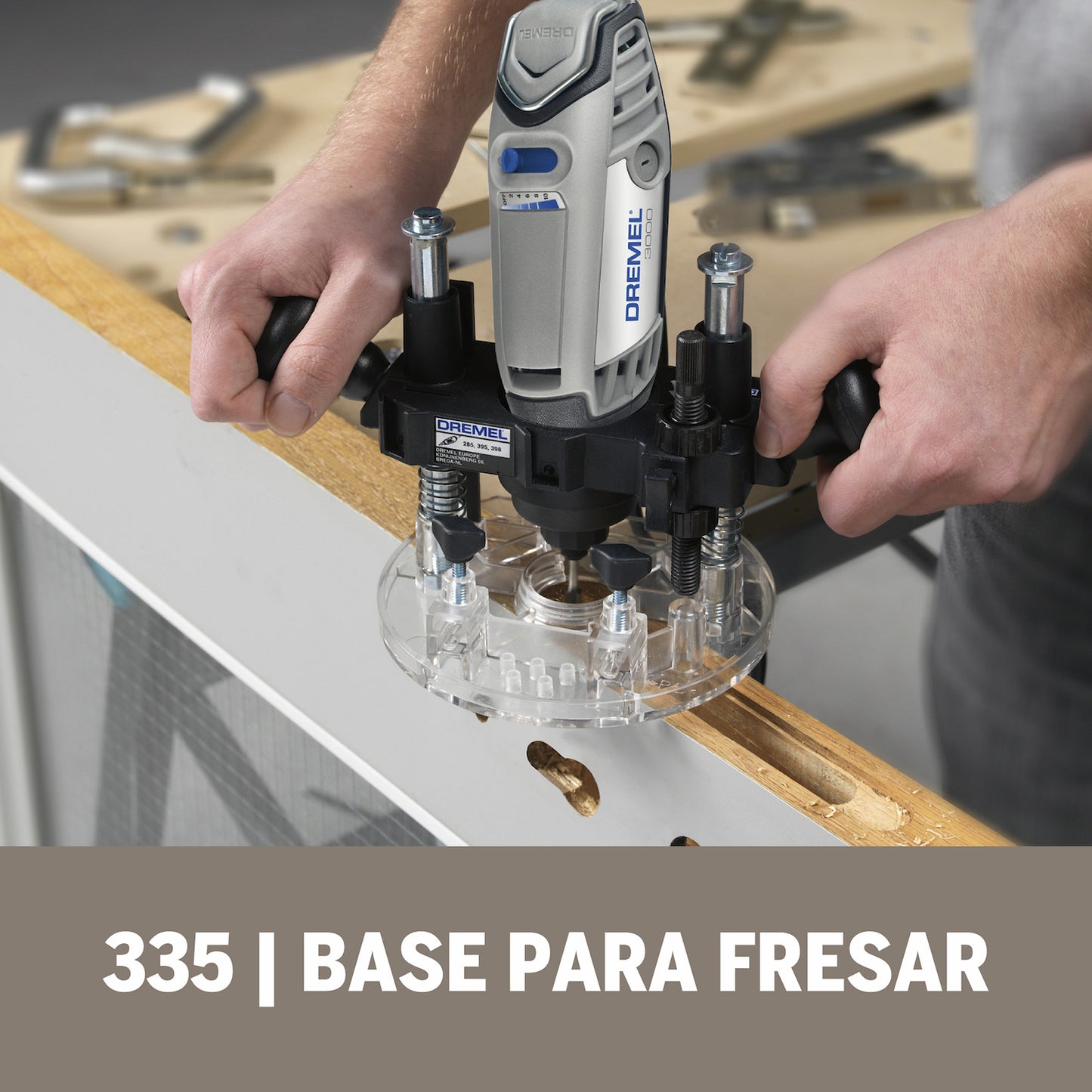Dremel Acople De Mototool - Base Fresadora/Router (Modelo 335)