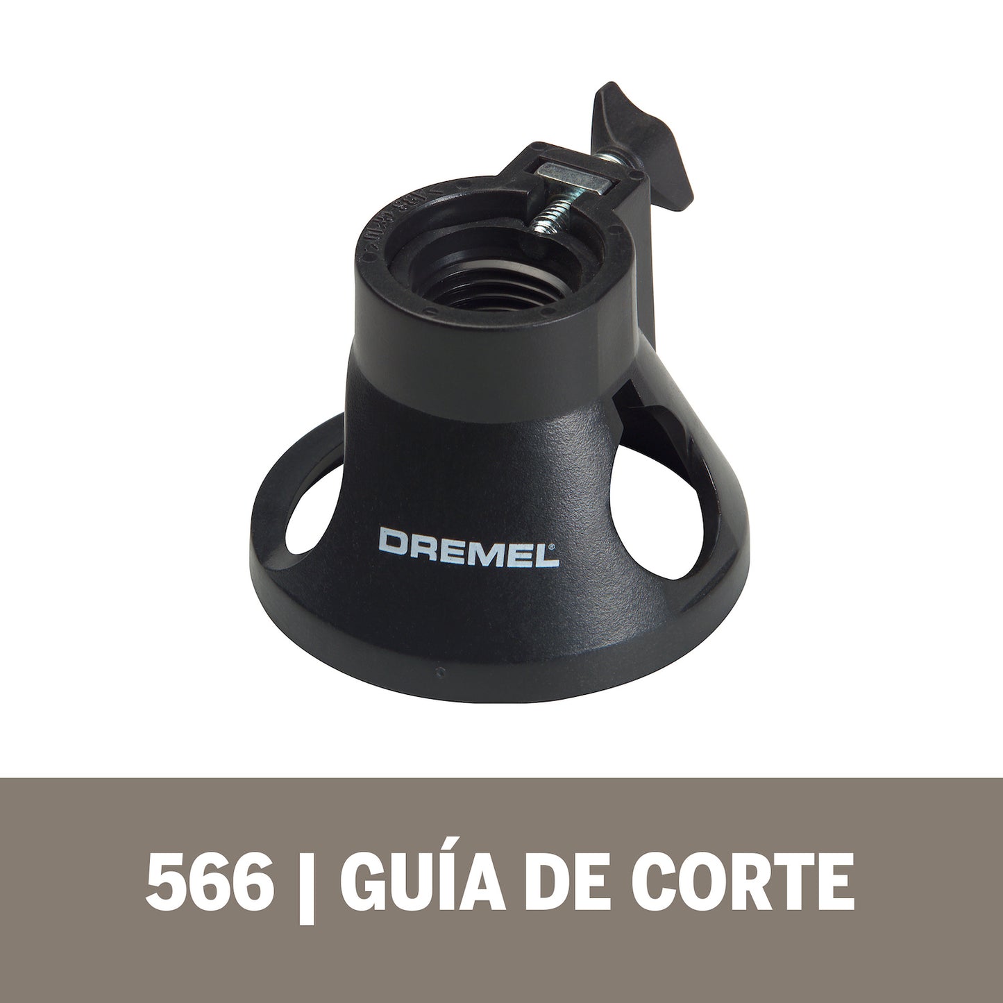 Dremel Acople De Mototool - Guía De Corte con 1 Broca De Corte para azulejo (Modelo 566)