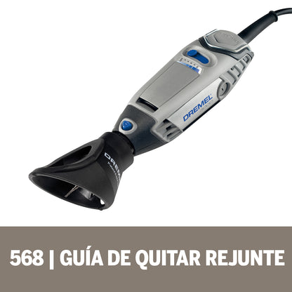Dremel Acople De Mototool - Guía Para Quitar Rejunte Con 1 Broca (Modelo 568)