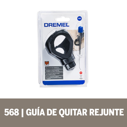 Dremel Acople De Mototool - Guía Para Quitar Rejunte Con 1 Broca (Modelo 568)