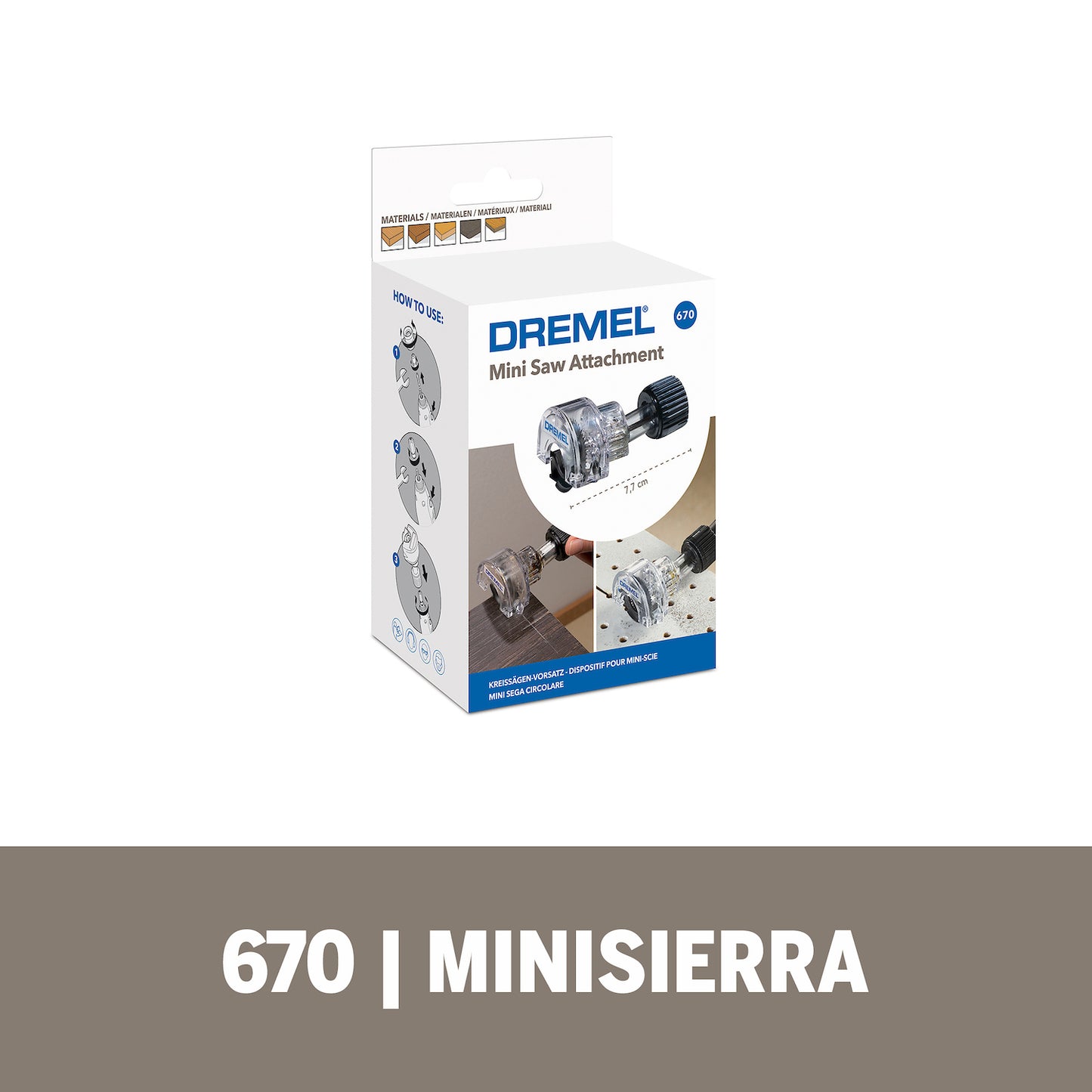 Dremel Acople De Mototool - Minisierra Con 1 Disco (Modelo 670)