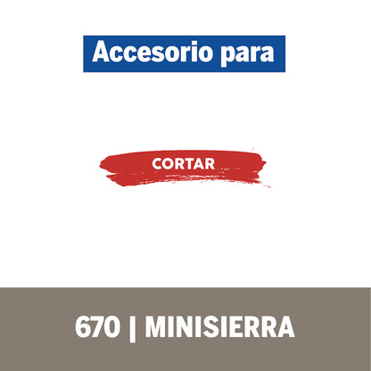 Dremel Acople De Mototool - Minisierra Con 1 Disco (Modelo 670)