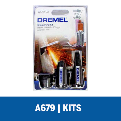 Dremel Acople De Mototool - Afilador De Motosierra, Cortadora De Césped y Herramientas De Jardín - 7 Piezas (Modelo A679)