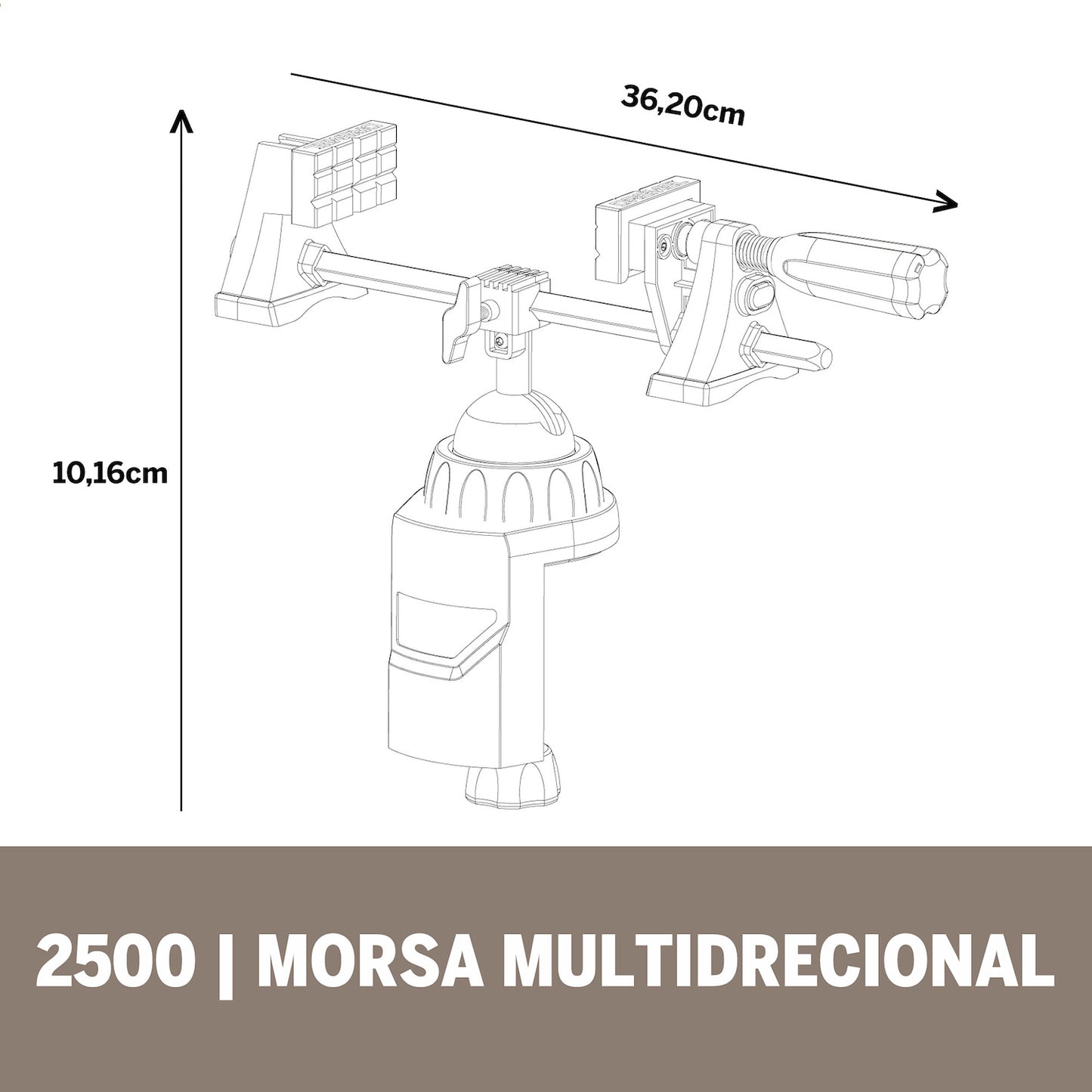 Dremel Tornillo De Banco (Modelo 2500)