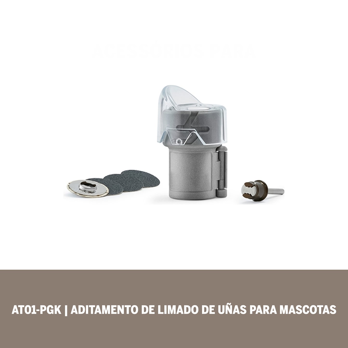 Dremel Acople De Mototool - Guía Protectora Para Limado De Uñas Para Mascotas - 6 Piezas (Modelo AT01-PGK)