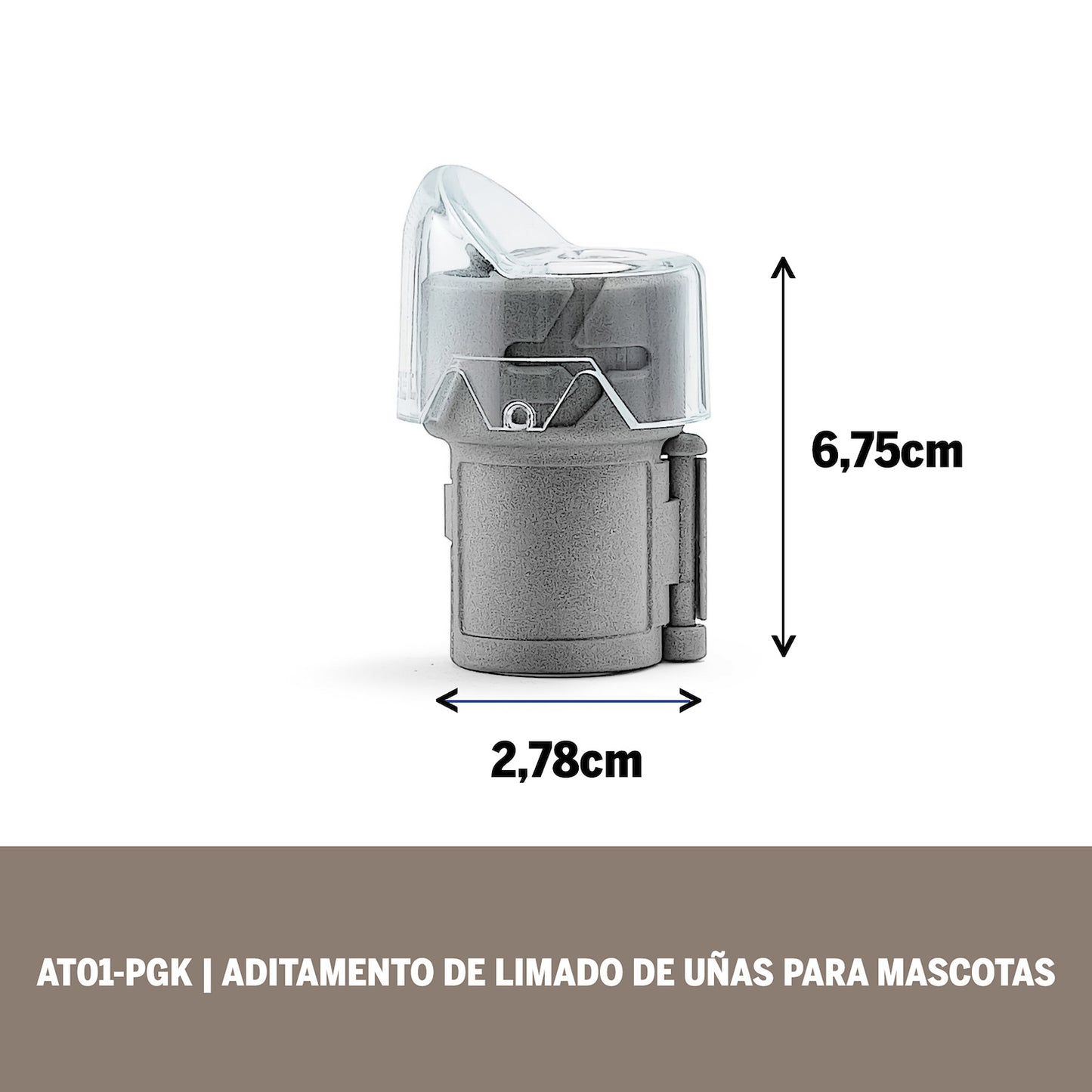 Dremel Acople De Mototool - Guía Protectora Para Limado De Uñas Para Mascotas - 6 Piezas (Modelo AT01-PGK)