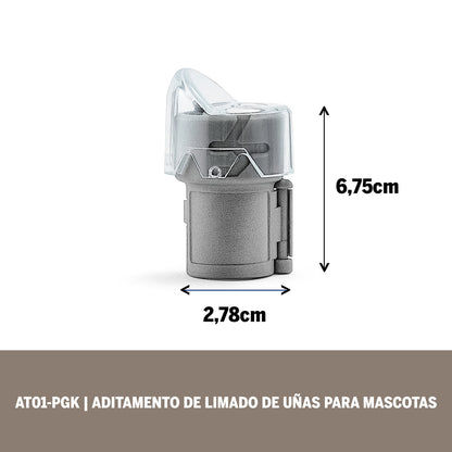 Dremel Acople De Mototool - Guía Protectora Para Limado De Uñas Para Mascotas - 6 Piezas (Modelo AT01-PGK)