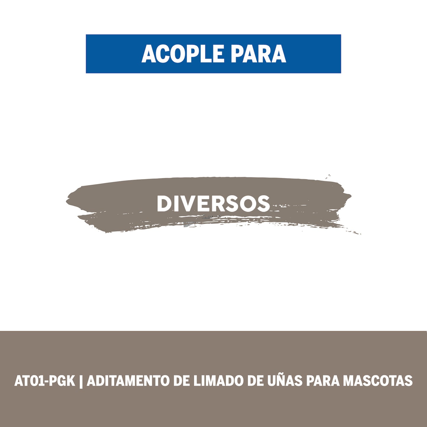 Dremel Acople De Mototool - Guía Protectora Para Limado De Uñas Para Mascotas - 6 Piezas (Modelo AT01-PGK)