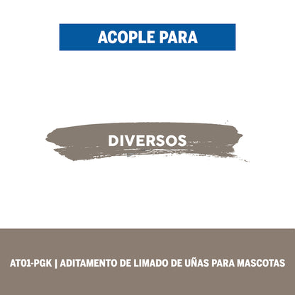 Dremel Acople De Mototool - Guía Protectora Para Limado De Uñas Para Mascotas - 6 Piezas (Modelo AT01-PGK)